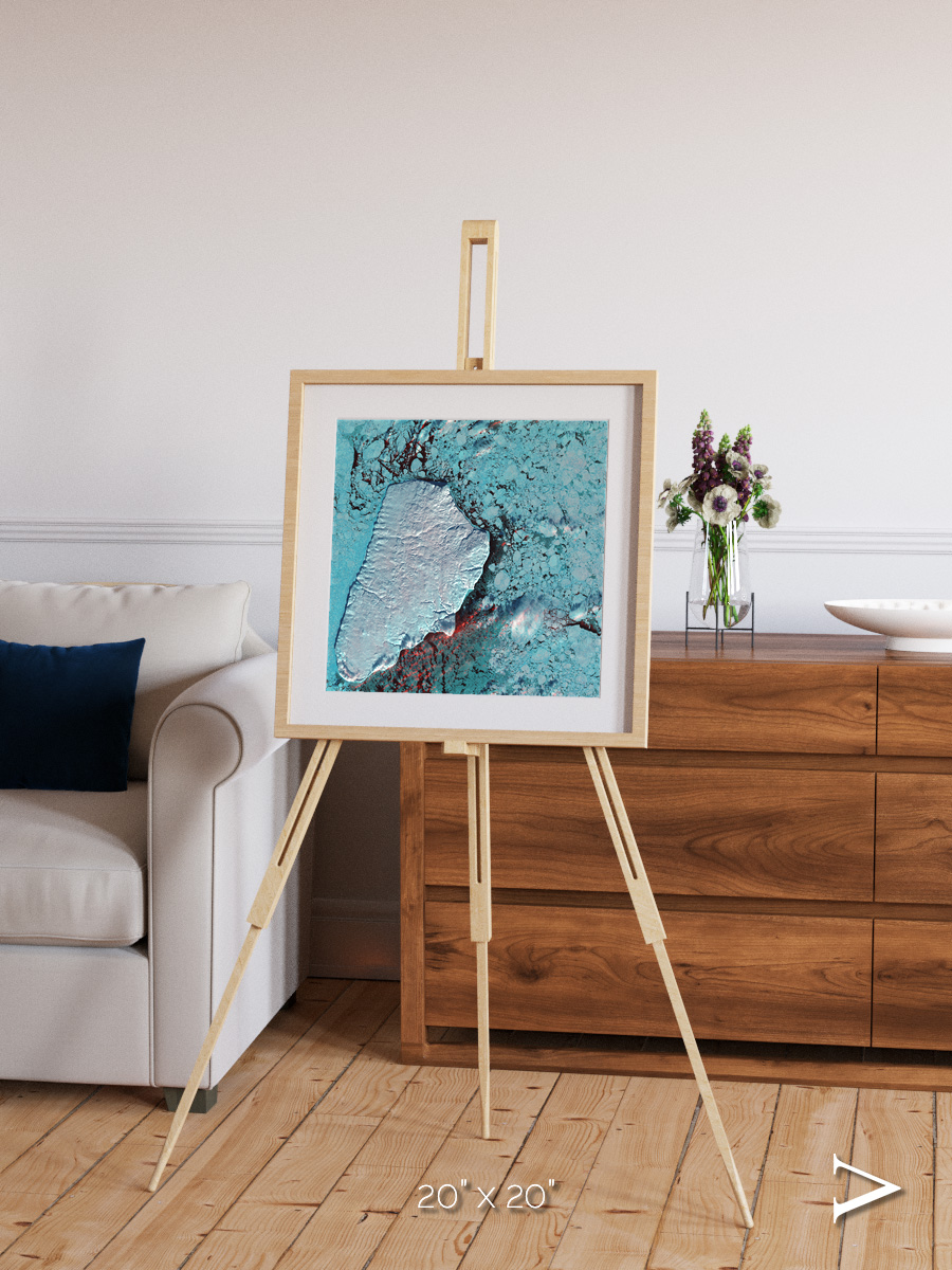 Island Sanctuary, Akpatok Island Framed & Mounted Print