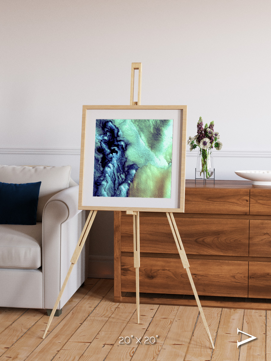 Shifting Skies, Aleutian Islands Framed & Mounted Print