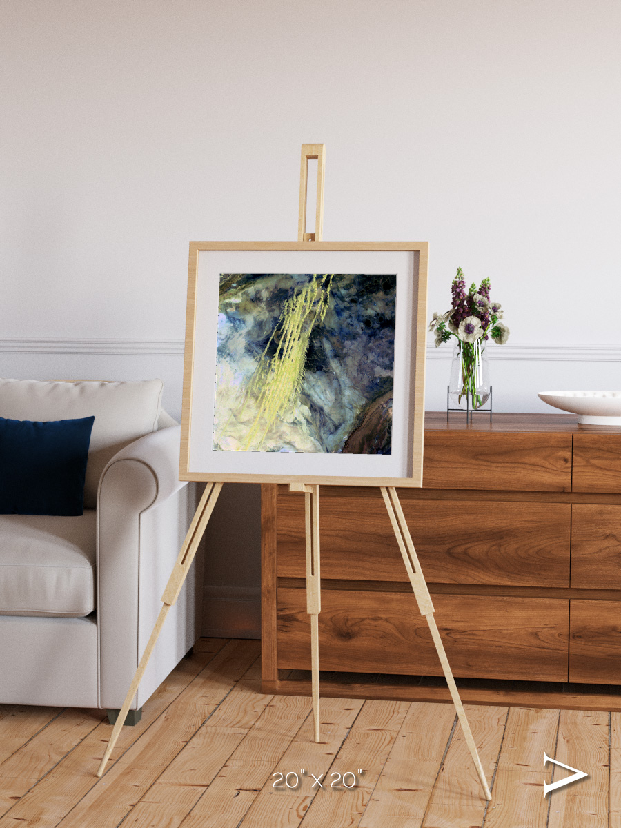 Shifting Sands, Algerian Abstract Framed & Mounted Print