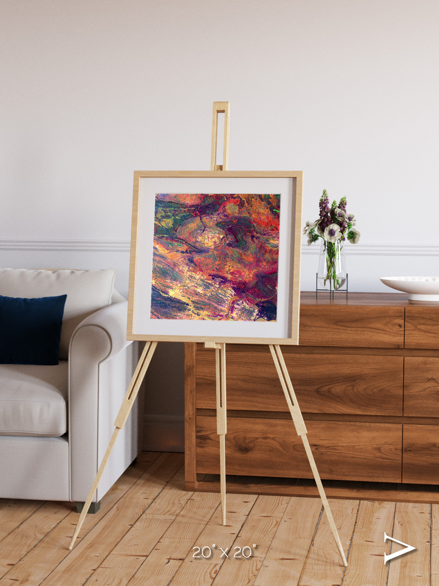 Rock and Ore, Hamersley Framed & Mounted Print