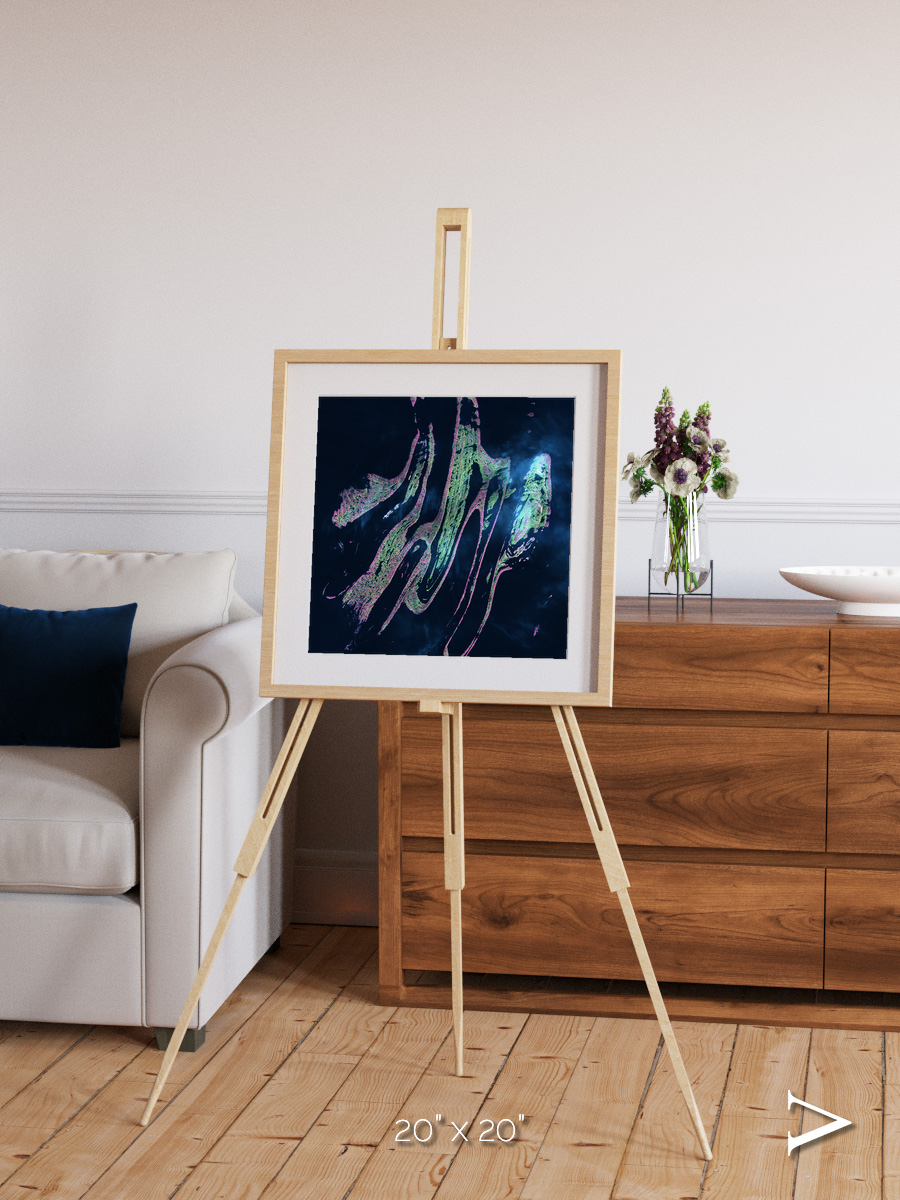 Painted Archipelago, Belcher Islands Framed & Mounted Print