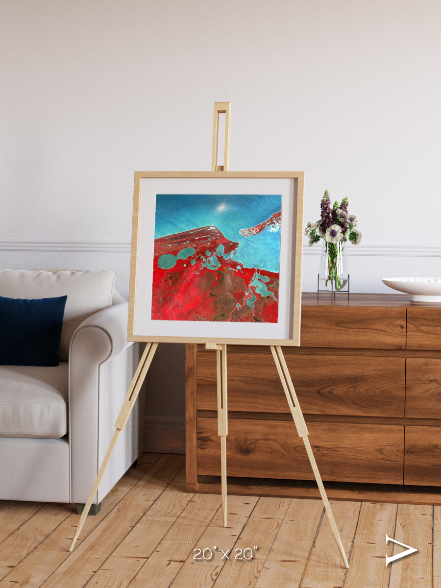 Remote Shores, Campeche Framed & Mounted Print