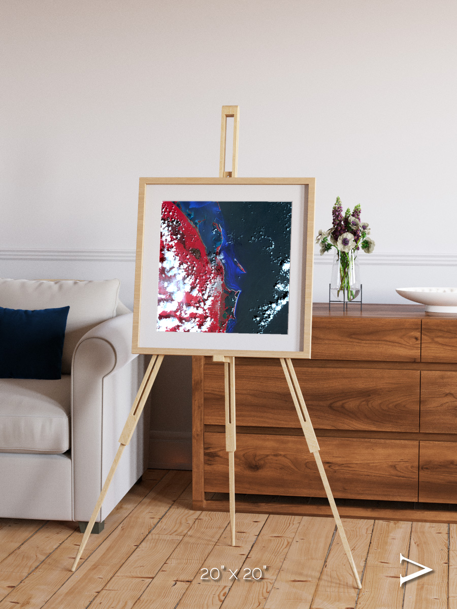 Living Edge, Cancun Framed & Mounted Print