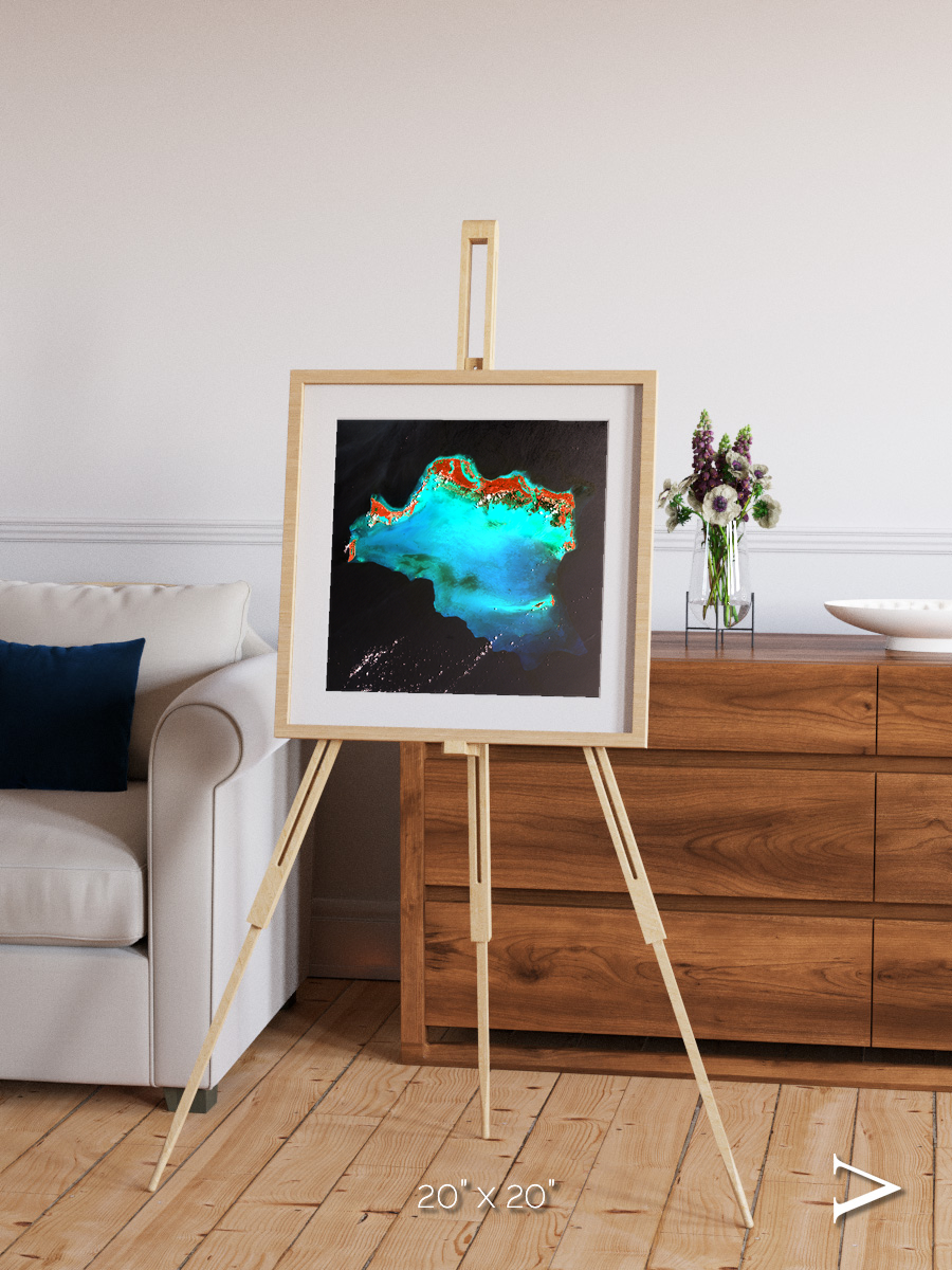 Arctic Outpost, Caribbean Luxury Framed & Mounted Print