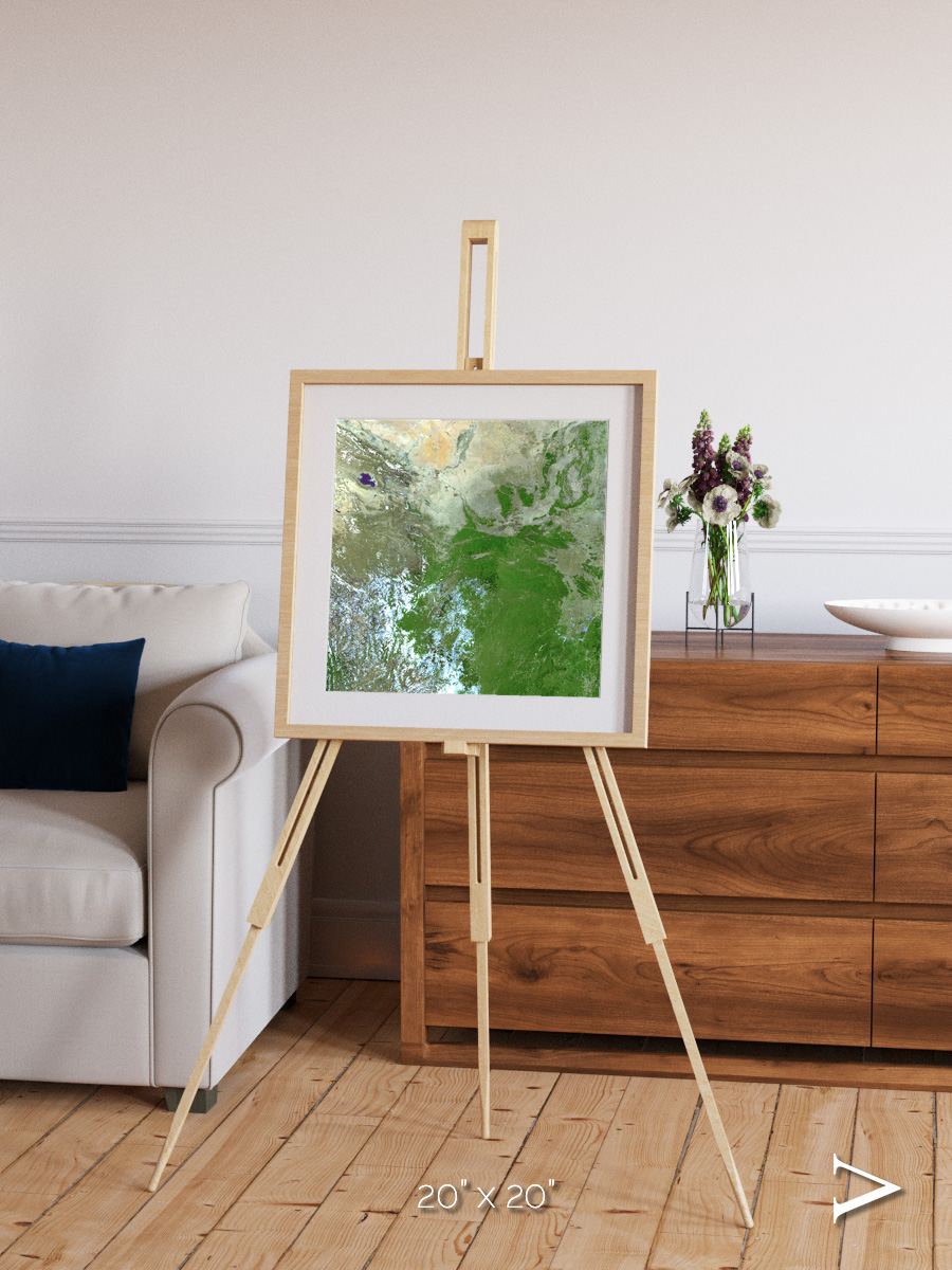Sea Inlet, Eastern Asia Framed & Mounted Print