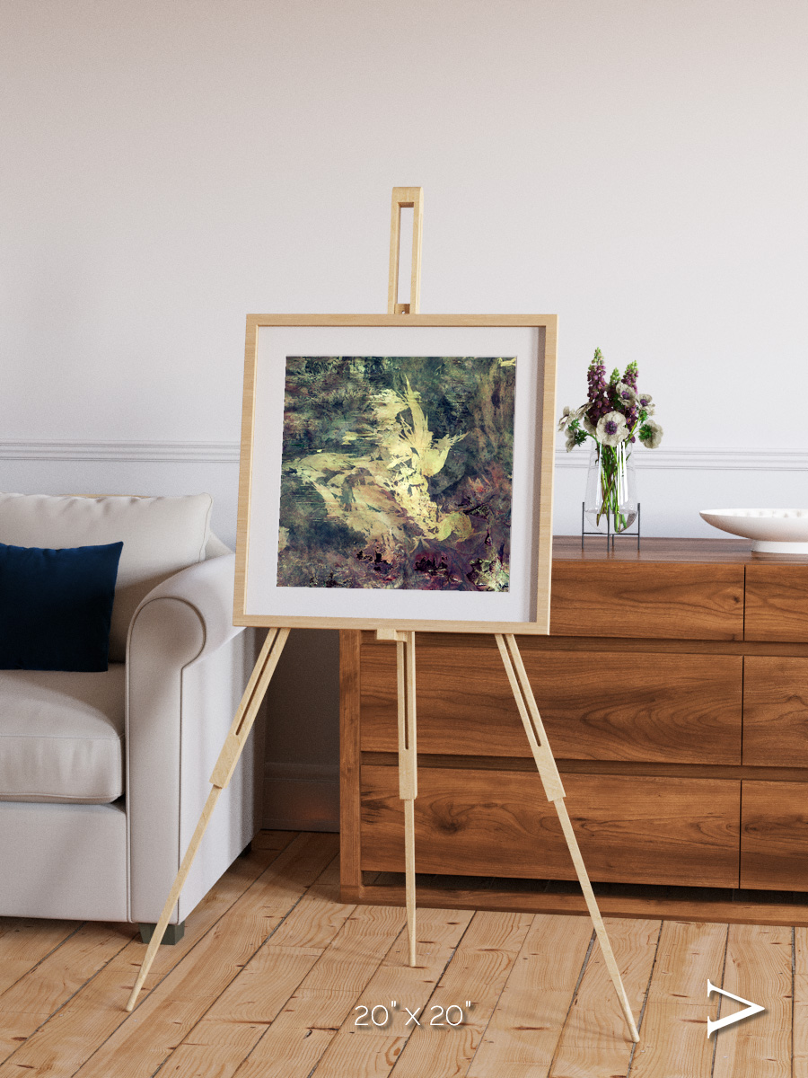 Windwritten Dunes, Great Sandy Scars Framed & Mounted Print