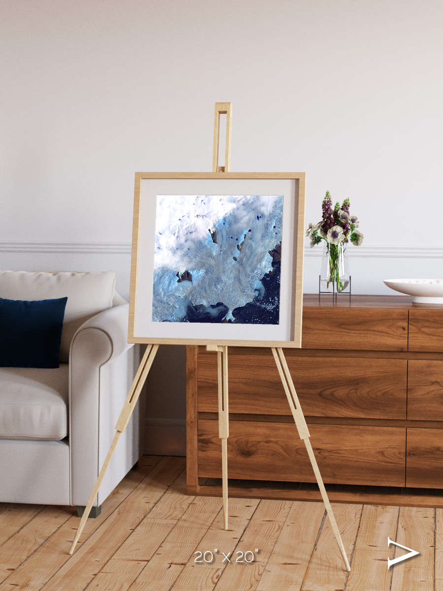 Waterways, Greenland Coast Framed & Mounted Print