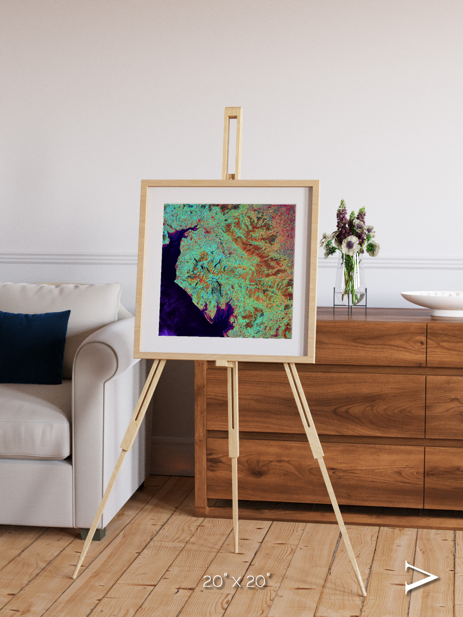 Polar Flow, Lake District Framed & Mounted Print