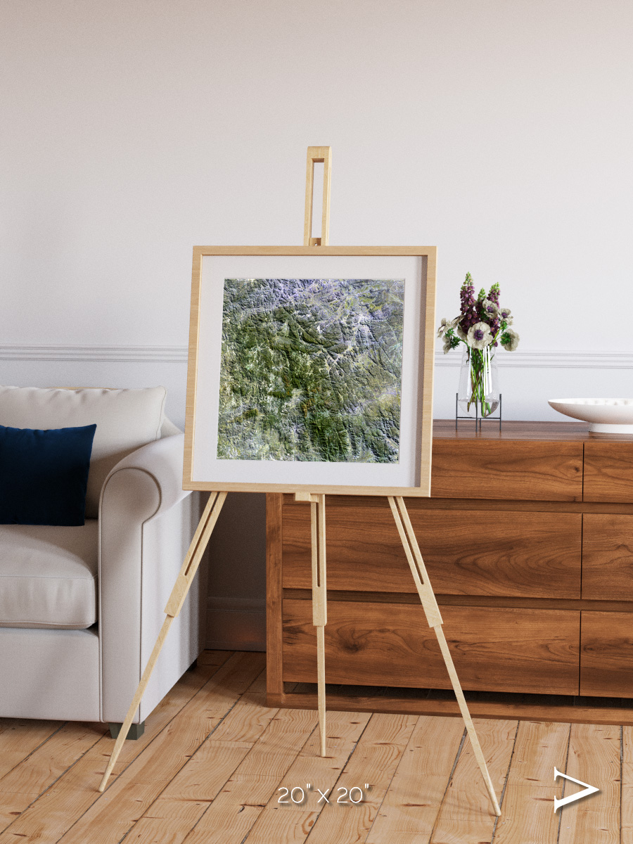 Earth in Colour, Namaqualand Framed & Mounted Print