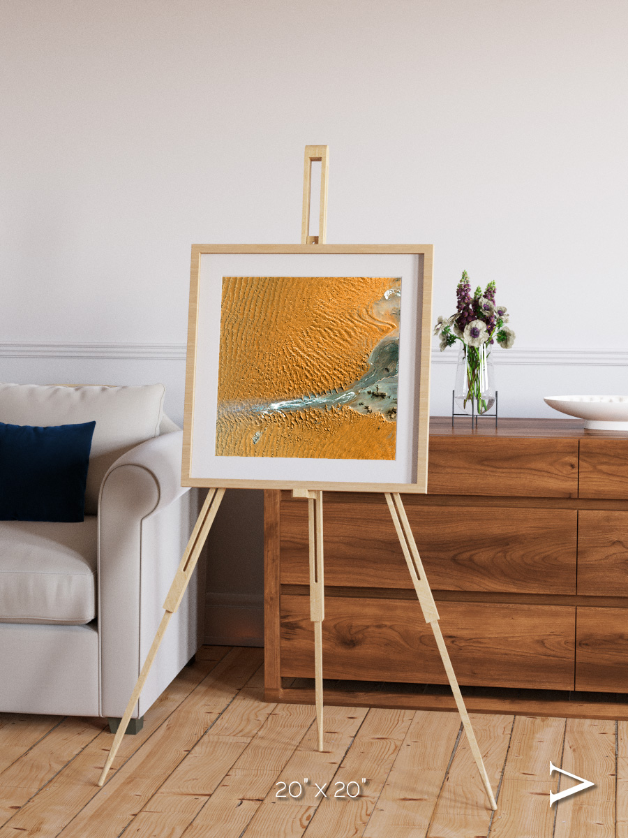 Sands in Motion, Namib Desert Framed & Mounted Print