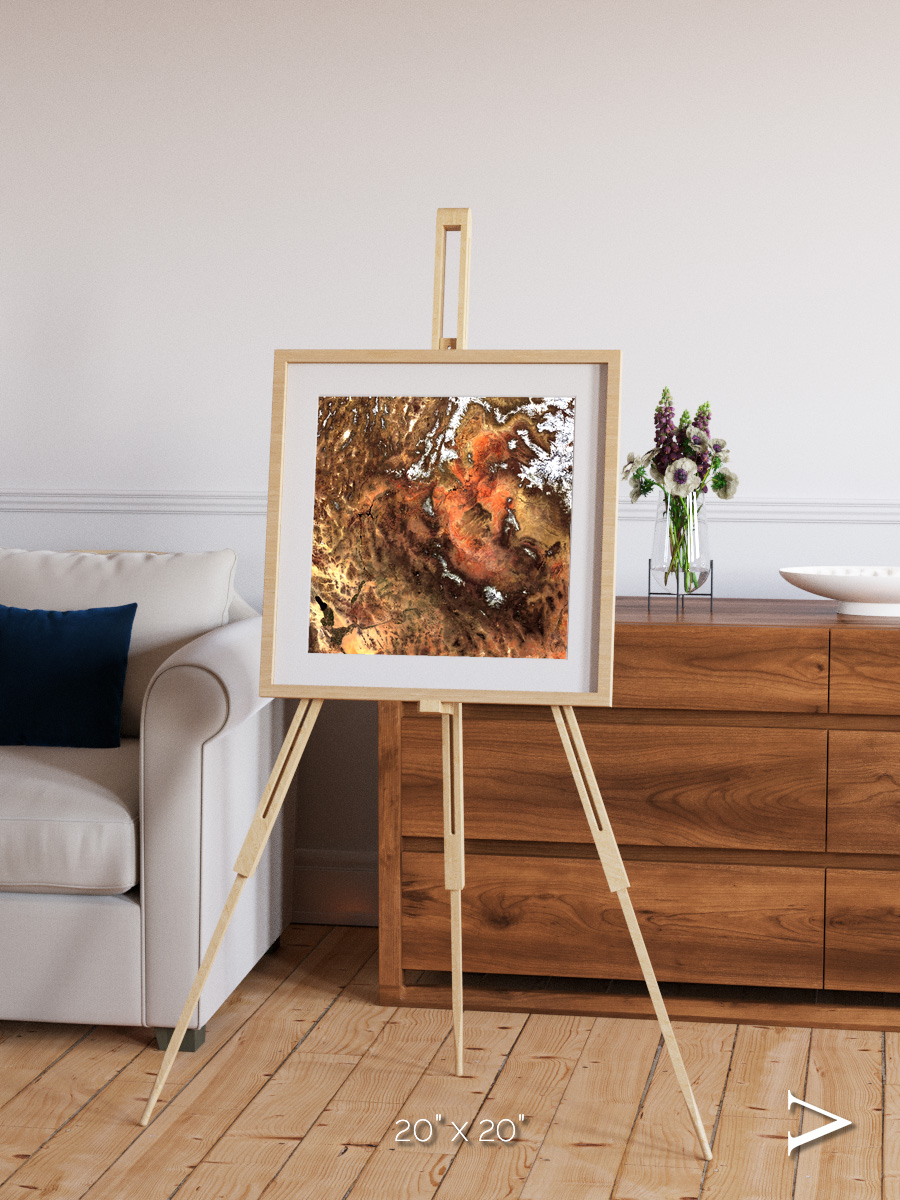 Sunlit Dunes, North America Framed & Mounted Print