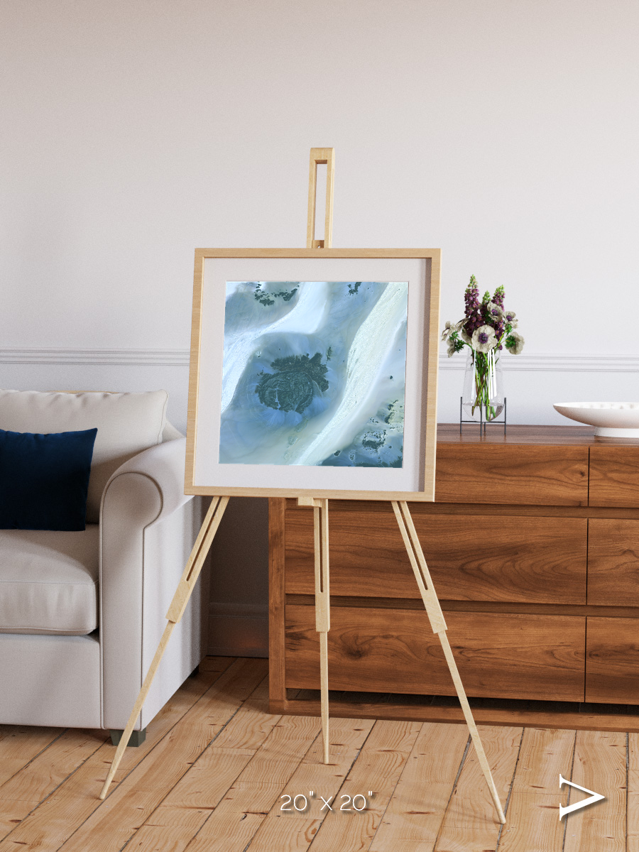 Shifting Dunes, Sahara Desert Framed & Mounted Print