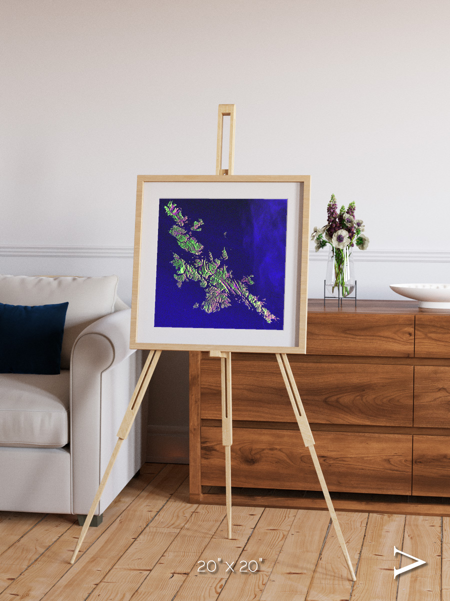 Remote Shores, Shetland Islands Framed & Mounted Print