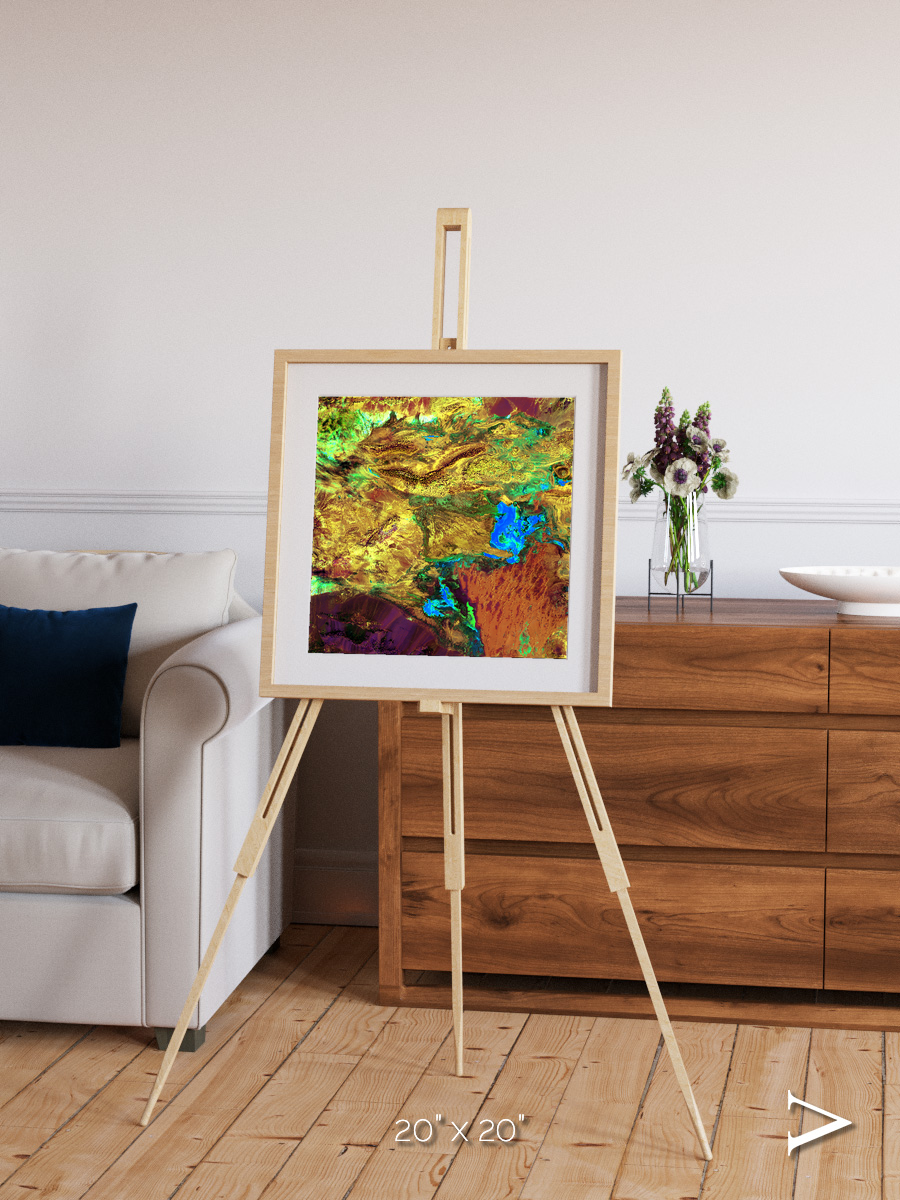 Salt and Storm, Dasht-e Kavir Framed & Mounted Print