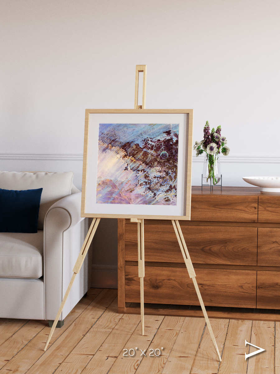 Storm and Stillness, Gweni-Fada Framed & Mounted Print