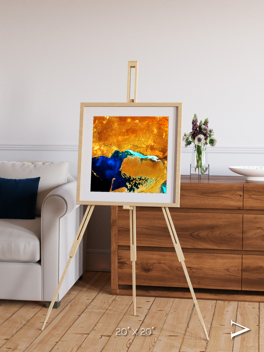 Coastal Phantom, Dardzha Peninsula Framed & Mounted Print