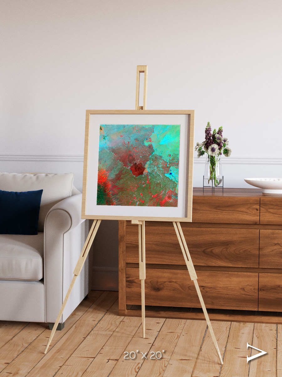 Shifting Dunes, The Syrian Desert Framed & Mounted Print