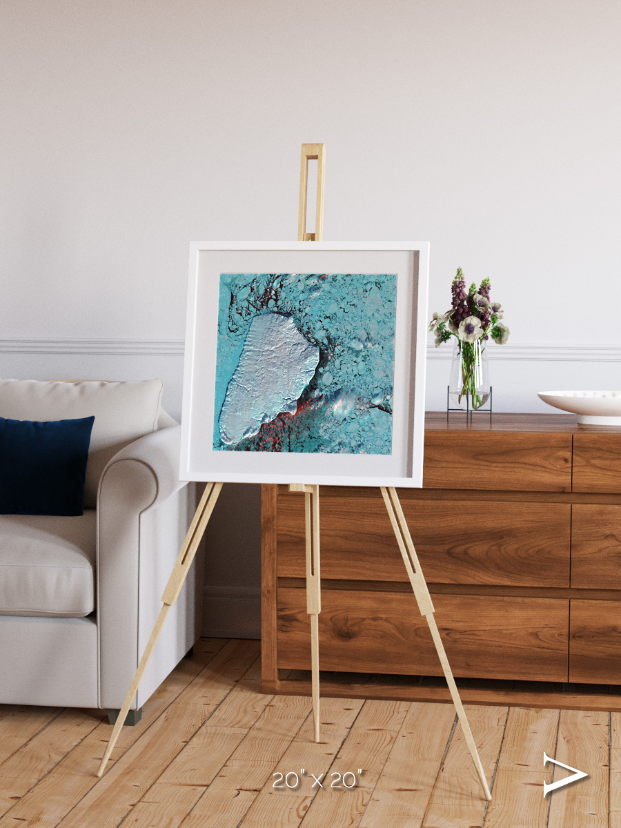 Island Sanctuary, Akpatok Island Framed & Mounted Print