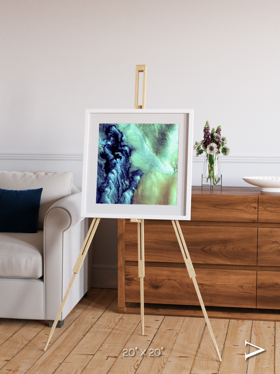 Shifting Skies, Aleutian Islands Framed & Mounted Print