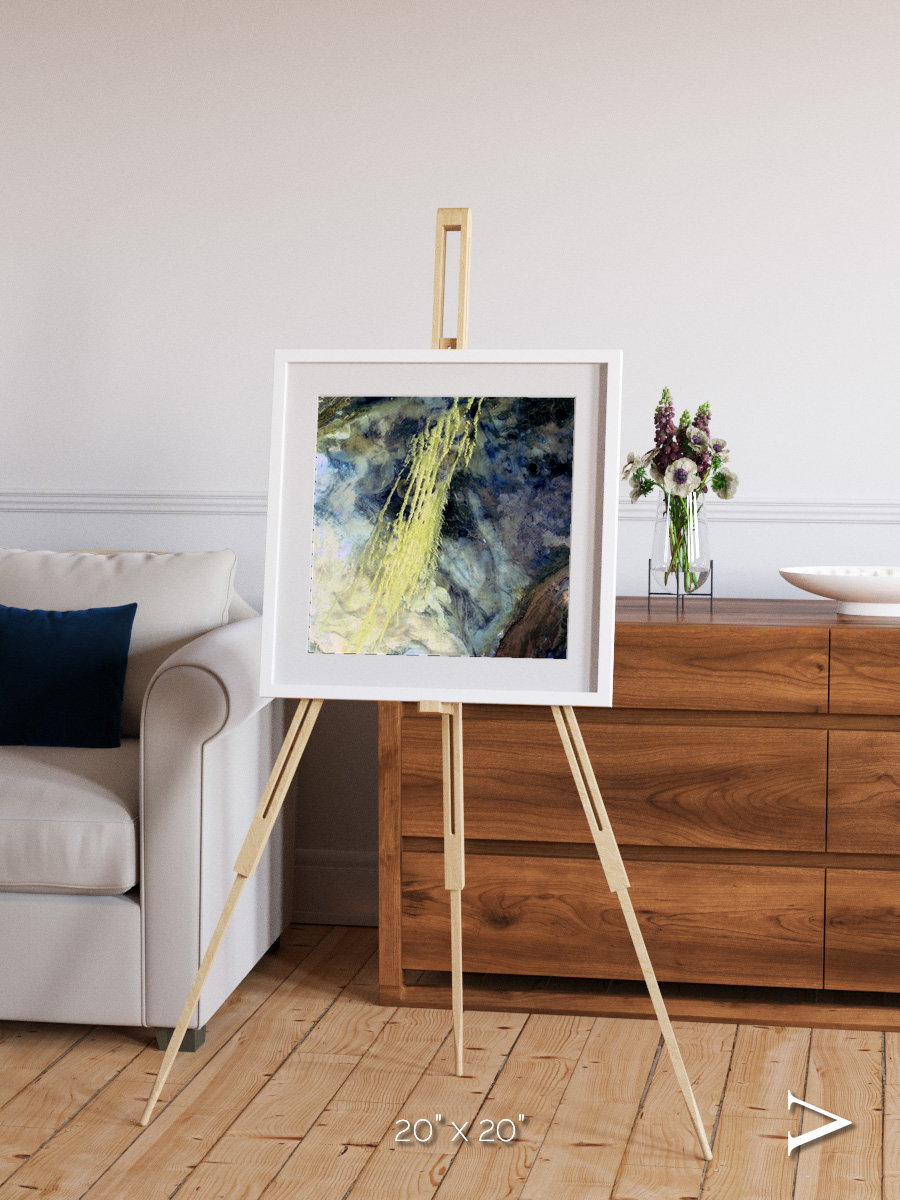 Shifting Sands, Algerian Abstract Framed & Mounted Print