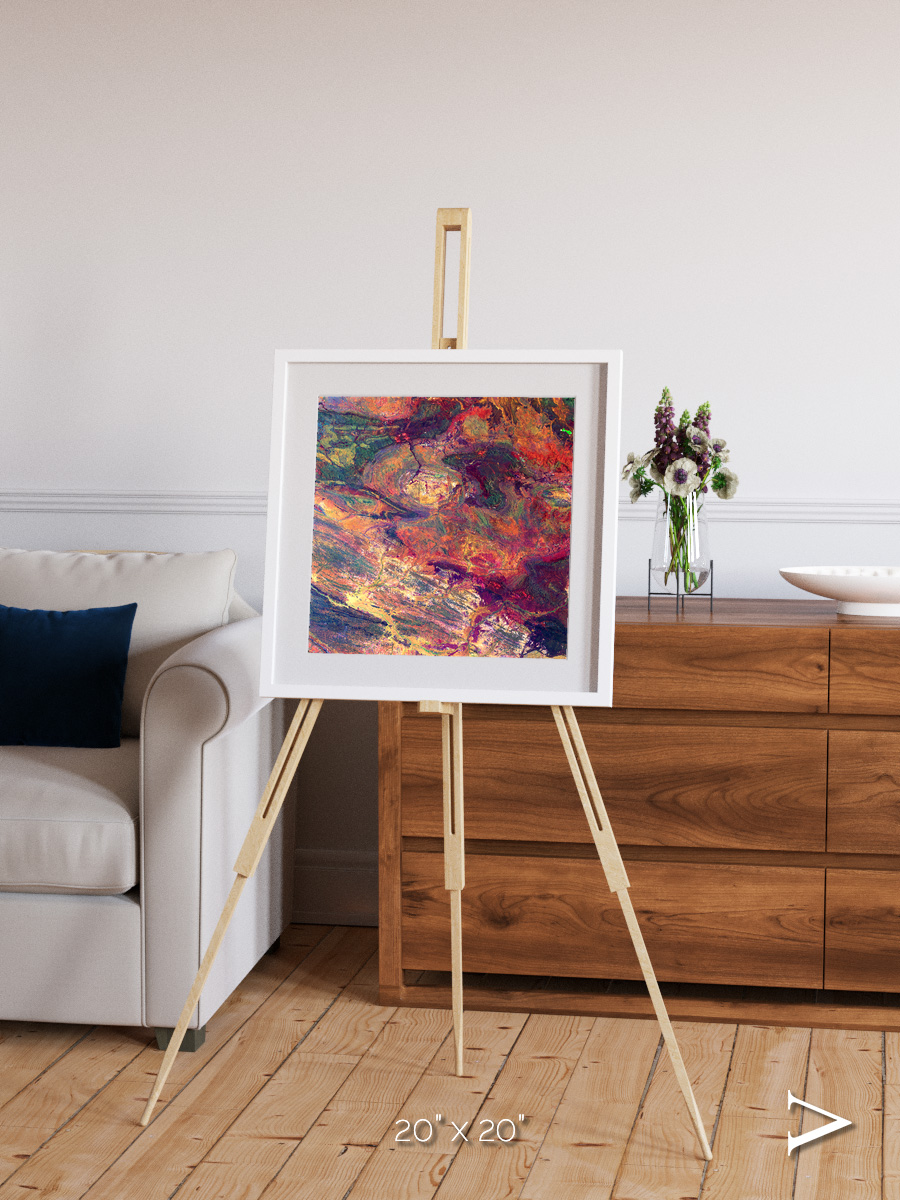 Rock and Ore, Hamersley Framed & Mounted Print