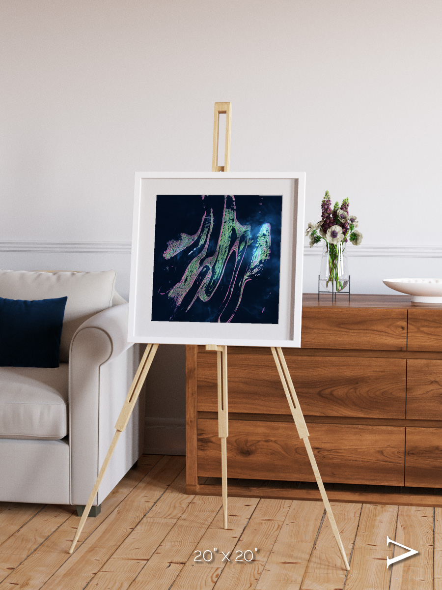 Painted Archipelago, Belcher Islands Framed & Mounted Print