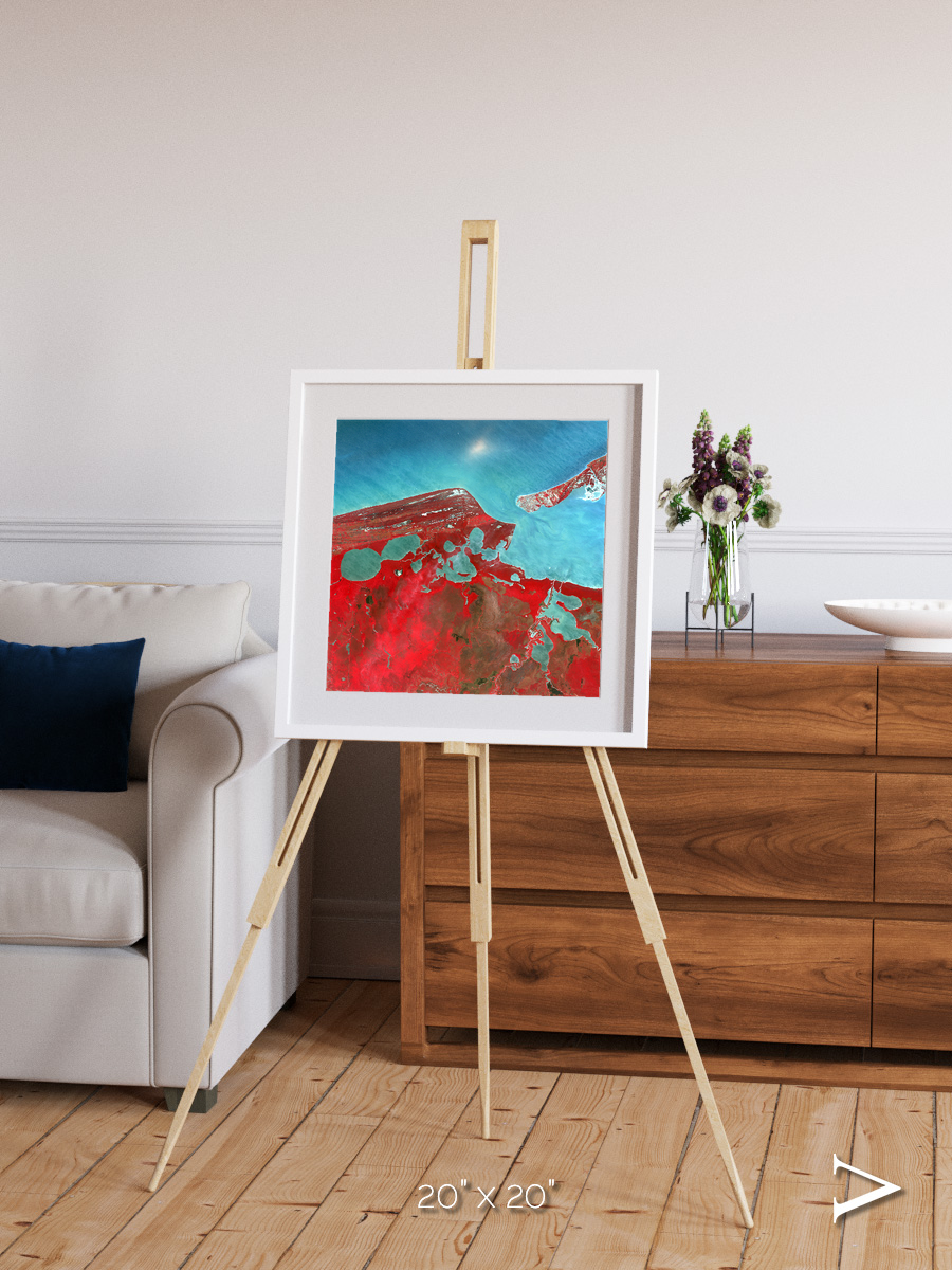 Remote Shores, Campeche Framed & Mounted Print