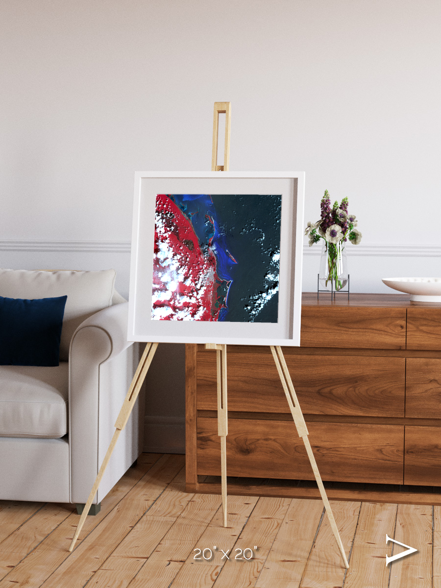 Living Edge, Cancun Framed & Mounted Print