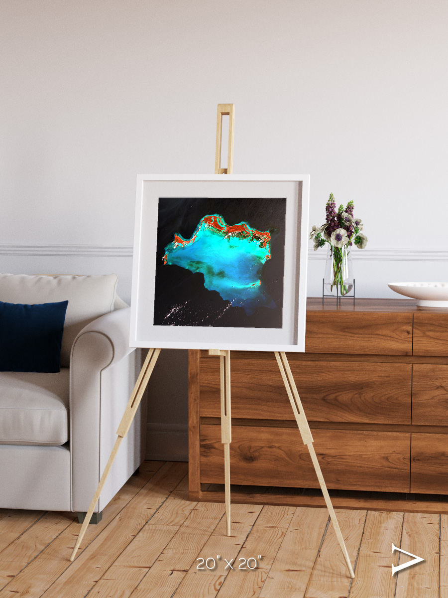 Arctic Outpost, Caribbean Luxury Framed & Mounted Print