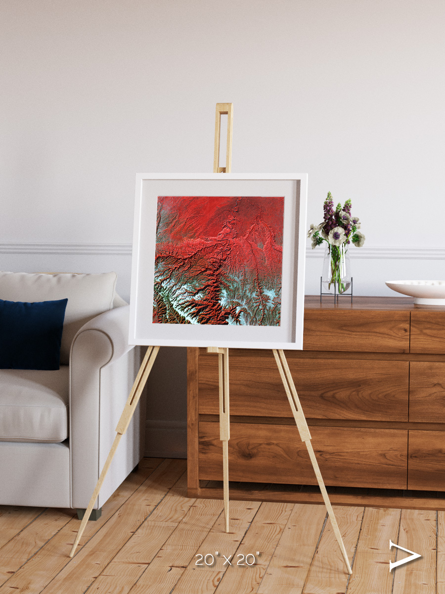 Ice River, Desolation Canyon Framed & Mounted Print