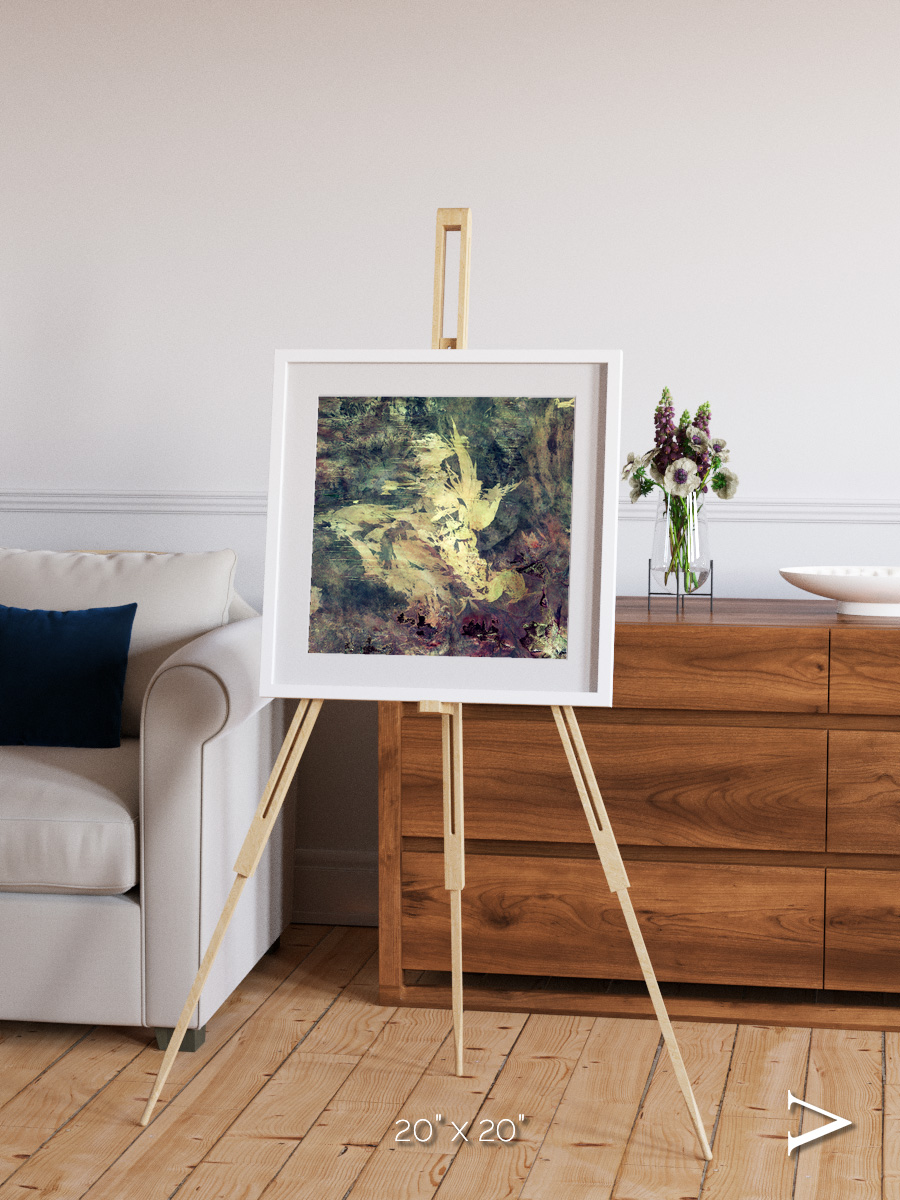 Windwritten Dunes, Great Sandy Scars Framed & Mounted Print
