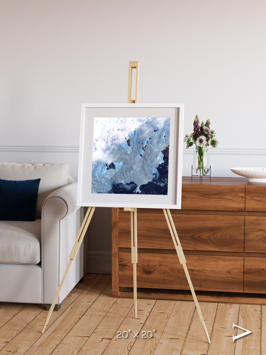 Waterways, Greenland Coast Framed & Mounted Print
