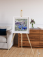 Lake Lines, Lake Carnegie Framed & Mounted Print