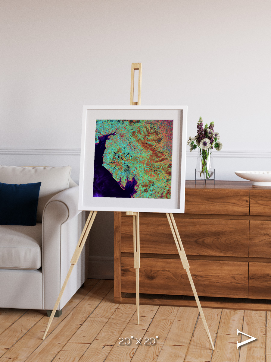 Polar Flow, Lake District Framed & Mounted Print