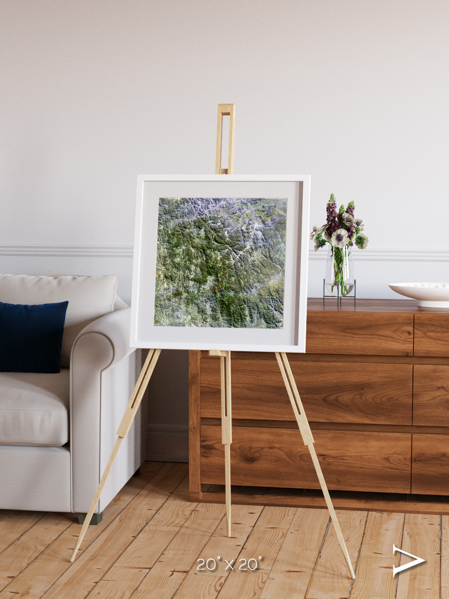 Earth in Colour, Namaqualand Framed & Mounted Print