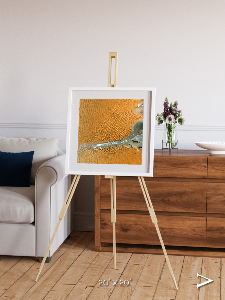 Sands in Motion, Namib Desert Framed & Mounted Print