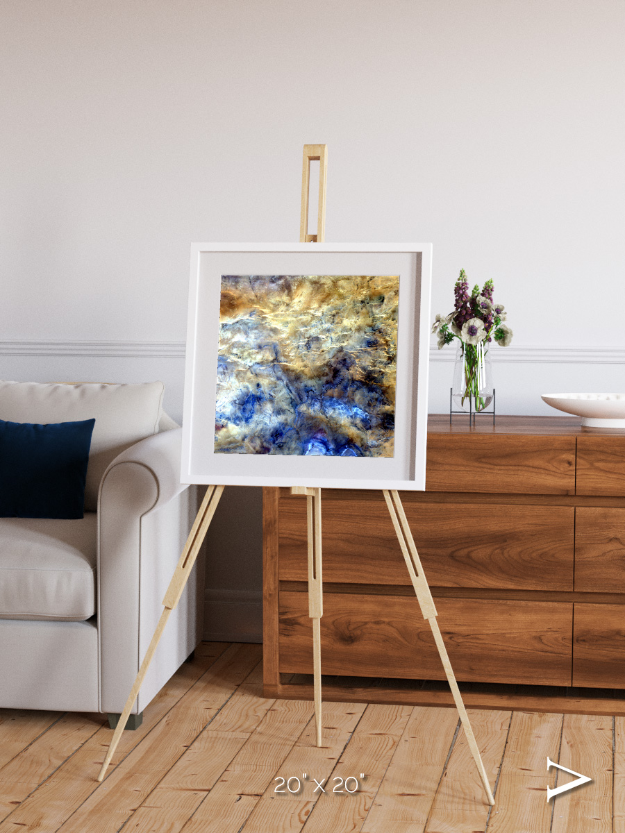 Heat Scars, No Mans Land Framed & Mounted Print