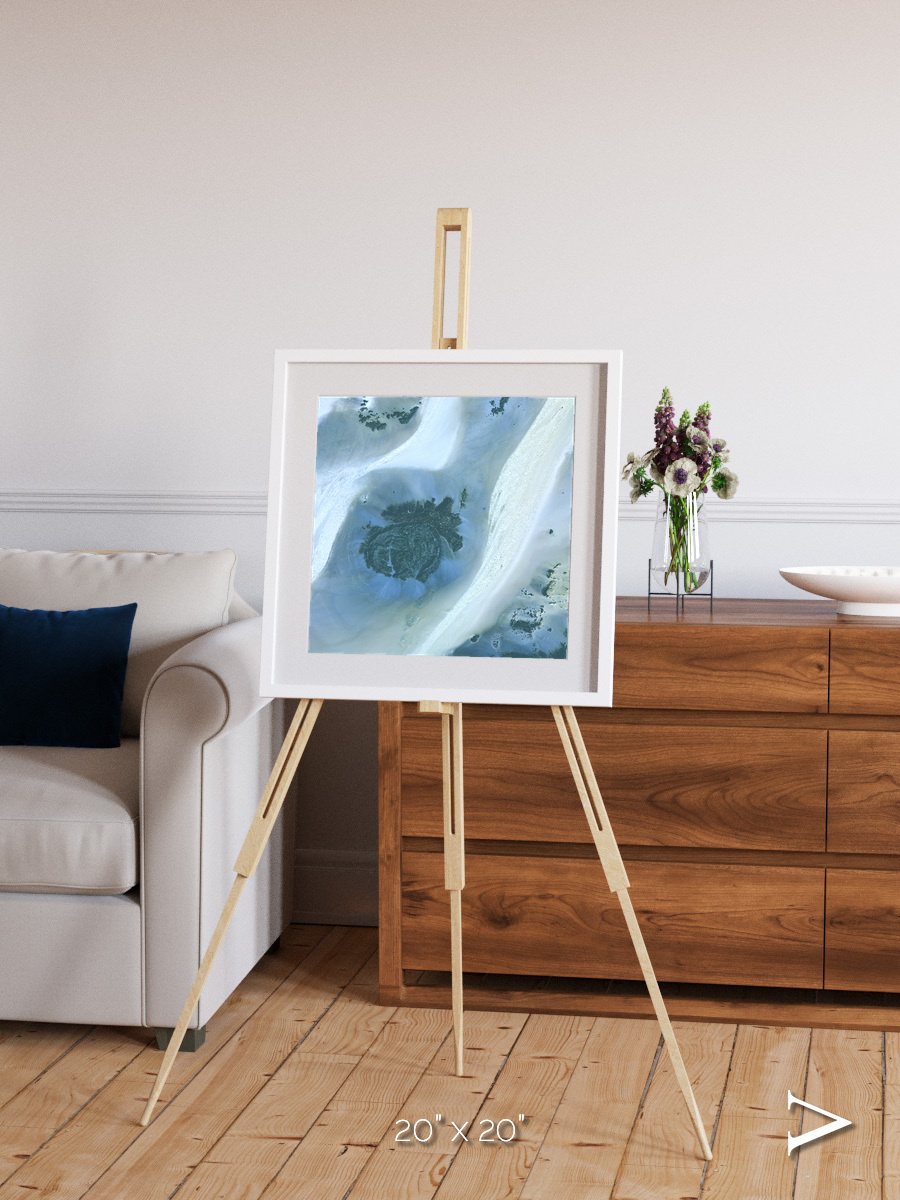 Shifting Dunes, Sahara Desert Framed & Mounted Print