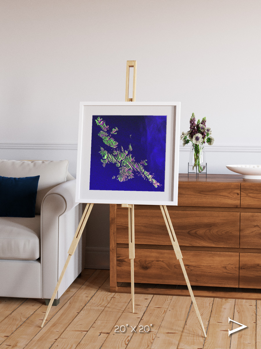 Remote Shores, Shetland Islands Framed & Mounted Print
