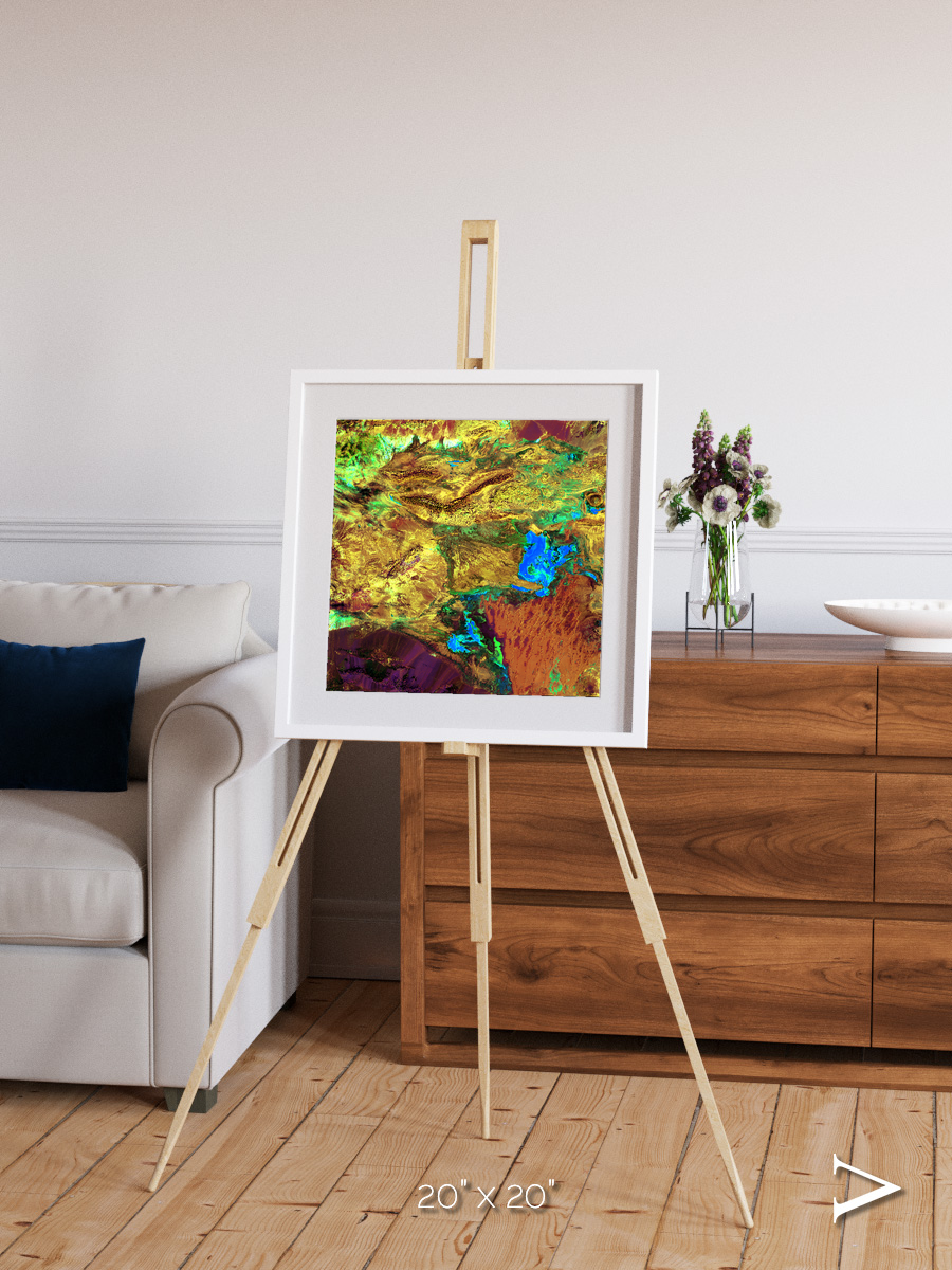 Salt and Storm, Dasht-e Kavir Framed & Mounted Print