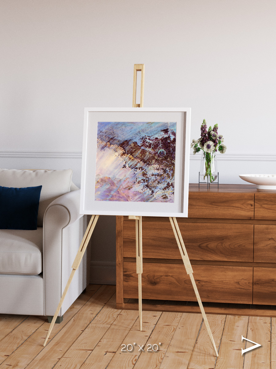 Storm and Stillness, Gweni-Fada Framed & Mounted Print