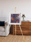 Geologic Tapestry, Asharah Fault Zone Framed & Mounted Print