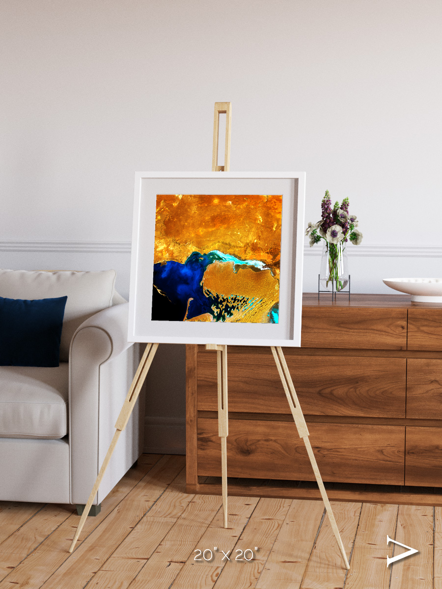 Coastal Phantom, Dardzha Peninsula Framed & Mounted Print
