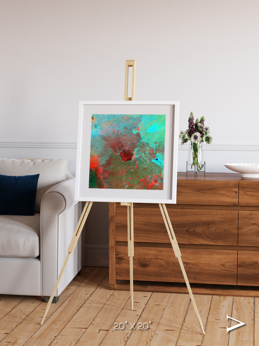 Shifting Dunes, The Syrian Desert Framed & Mounted Print
