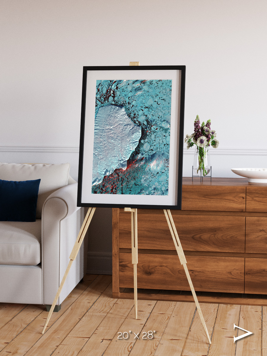 Island Sanctuary, Akpatok Island Framed & Mounted Print