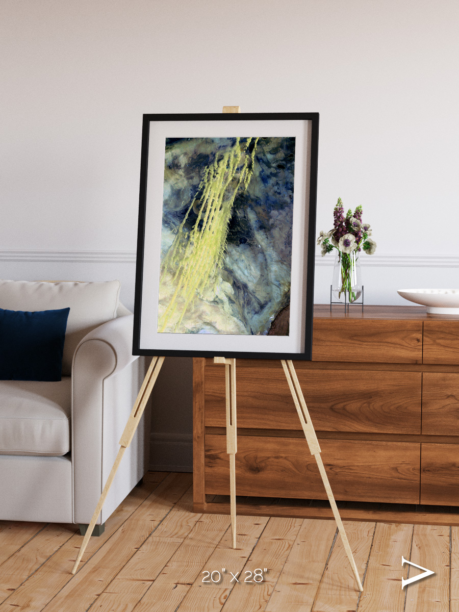Shifting Sands, Algerian Abstract Framed & Mounted Print