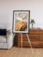 Etched Sands, Algerian Sahara Framed & Mounted Print