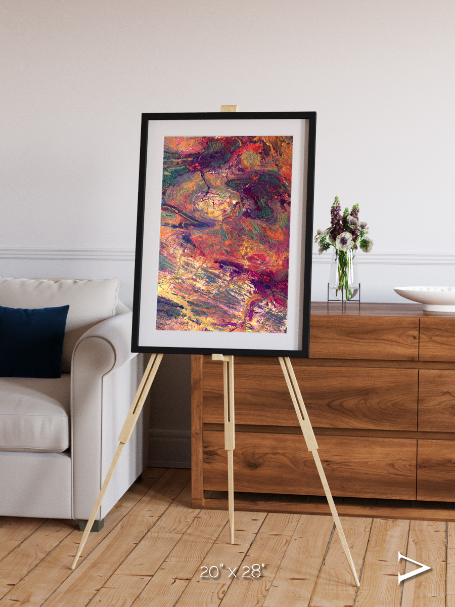 Rock and Ore, Hamersley Framed & Mounted Print