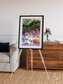 Saline Patterns, Bogda Mountains Framed & Mounted Print