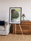 Windwritten Dunes, Brandberg Massif Framed & Mounted Print